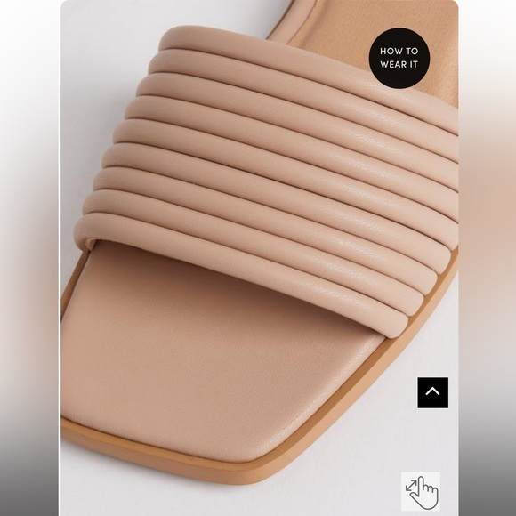 TUBULAR BANDED SLIDE BEIGE TORRID SIZE 10 WW SANDALS SLIP ON - Picture 5 of 6